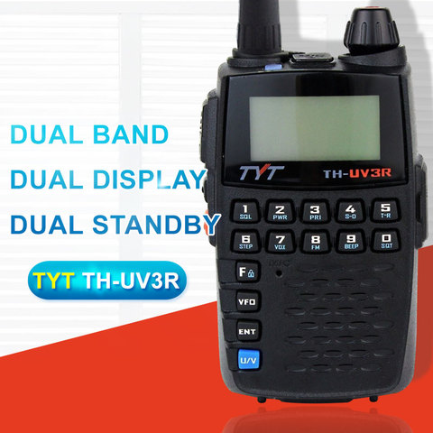 Apply to TYT TH-UV3R Mini Handheld Two Way Radio VHF/UHF Amateur HT Radio USB Charging CTCSS/DCS Walkie Talkie FM Transceiver ► Photo 1/6
