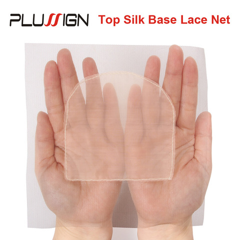 4 Pcs/Lot Top Silk Base Net For Lace Wig Base Cap 4x4 13x4 Inch Frontal Closure Base Wig Netting Lace Material Made In Korea ► Photo 1/6