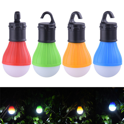 3 LEDs Outdoor Camping Tent Hanging Adventure Lanters Lamp Portable LED Light Hunting hut Fishing Garden Lamp Bulb drop shipping ► Photo 1/6