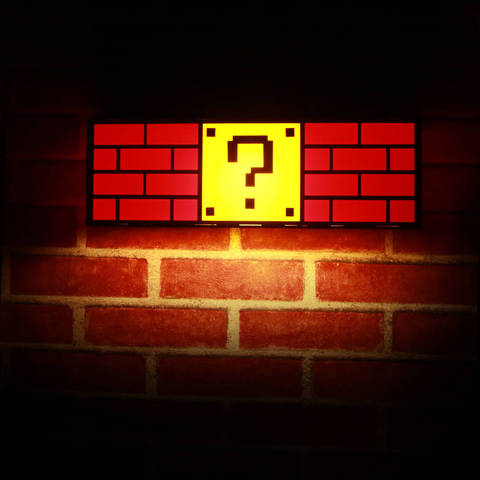Colorful Video Game Question Mark Block Hanging Lamp Creative Wood Ceiling Pendant Light Elegant Lamp Gift For Game Lover Kids ► Photo 1/6