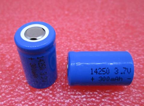 NEW battery 14250 ER14250 LS14250  3.7V 300mah Rechargeable lithium battery  1/2 AA Li-ion batteries leg feet foot ► Photo 1/2