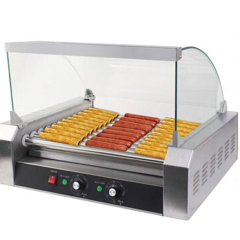 Commercial 11-Roller Stainless Steel Hotdog Machine Silver ► Photo 1/1