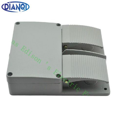DIANQI YDT1-16 Foot Switch Pedal Foot Control Switch 250V 380V 6A double pedal use for bending machine punch ► Photo 1/2