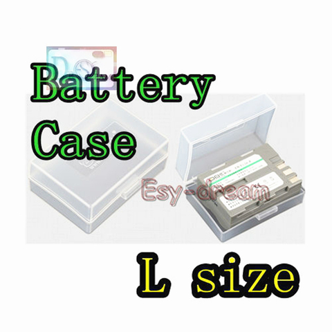 L Size Plastic Case Holder Storage Box for DSLR Camera Battery EL3E EN-EL15 LP-E6 LP-E6N BP-511A LI90 FM500H FM55H ► Photo 1/4