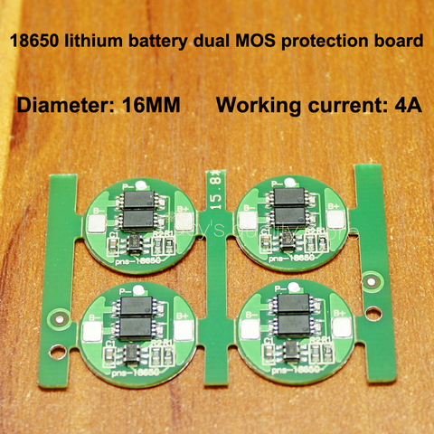 10pcs 18650 Battery Board 4.2V Battery Protection Board Lithium Battery Charge Protection Board Common Dual MOS Protection Board ► Photo 1/6