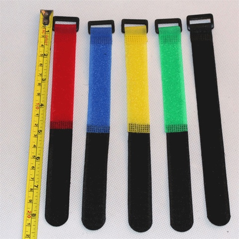 10pcs Fishing Rod Tie Holder Strap Suspenders Fastener Hook Loop Ties Belt  Band