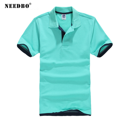 NEEDBO Polo Shirt Men Cotton Plus Size Slim Shirt High Quality Jerseys Brands Men Polo Shirt Short Sleeve t Summer Polo Homme ► Photo 1/6