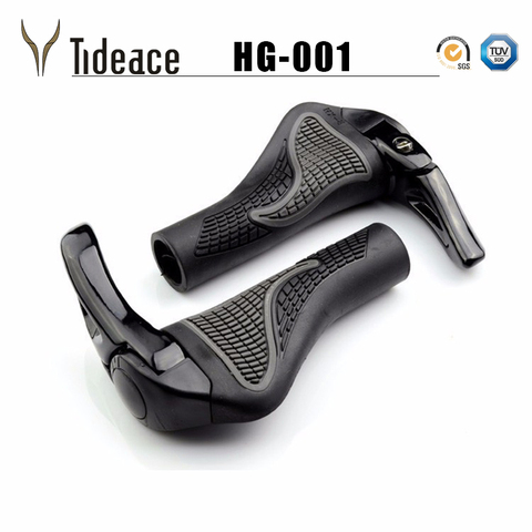 1 pair MTB Mountain/road Bike Bicycle lock-on alloy Rubber Handlebar Cover Handle grip Bar End bicycle grips for bicycle parts ► Photo 1/6