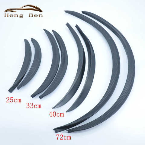 HB 2Pcs/set Carbon Fibre Style Fender Flares Universal Arch Wheel Eyebrows Protect Ant-Scratch ► Photo 1/6