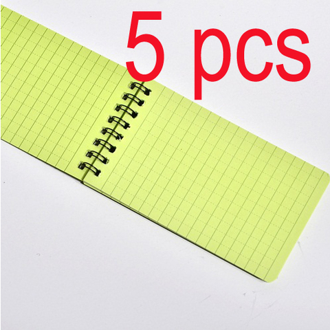 5 PCS Tactical Note Book All-Weather All Weather Notebook Waterproof Writing Paper in Rain ► Photo 1/5