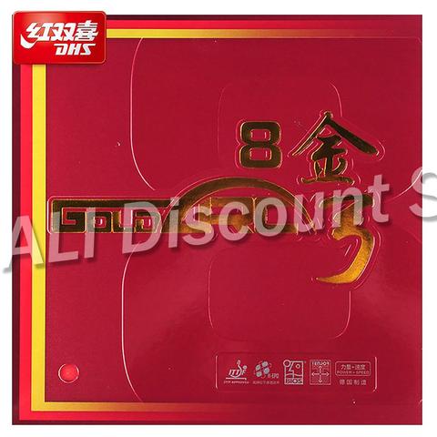 Original DHS GoldArc 8 Table Tennis Rubber rubber Pimples In Ping Pong Germany Rubber with Sponge ITTF Approved ► Photo 1/6