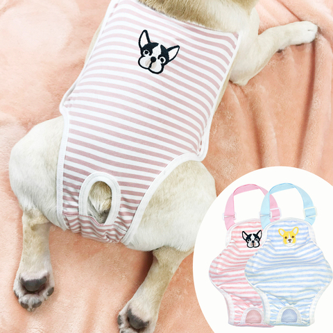 Cotton Pet Physiological Pants Underwear Dog Clothes Cat Dog Puppy Diaper Strap Briefs Female Dog Sanitary Panties Shorts ► Photo 1/6
