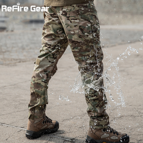 Waterproof Tactical Pants For Men With Multiple Pockets SWAT