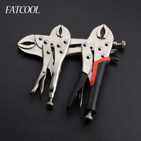 7 Inch 10 Inch 11 Inch Carbon Steel Welding Tool Adjustable Straight Jaw C Clamp Locking Mole Vice Grips Pliers ► Photo 1/5