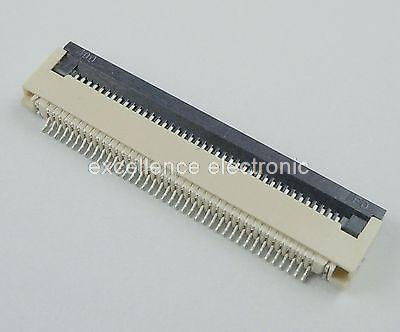 10 Pcs FPC FFC 0.5mm Pitch 40 Pin Flip Type Ribbon Flat Connector Bottom Contact ► Photo 1/2