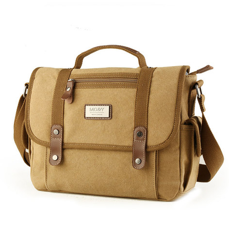 Ruil Hot Sale! 2022 Vintage canvas versatile casual shoulder messenger bags for men retro travel bag free shipping ► Photo 1/1