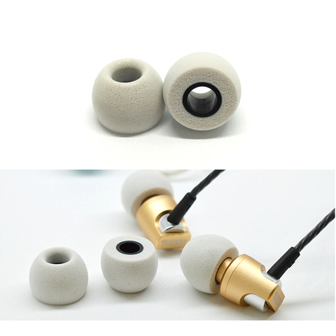 2 pcs/1 pairs ANJIRUI TS400 (L M S) memory foam eartips tips 4.9mm Caliber Ear Pads/cap for in-ear earphone tips sponge Ear cott ► Photo 1/6