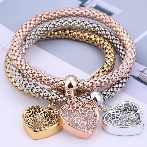 3Pcs Tree of Life Bracelet Crystal Owl Anchor Music Note Boy Girl Heart Charm Bracelets For Women Pulseria Feminina Jewelry Gift ► Photo 1/6