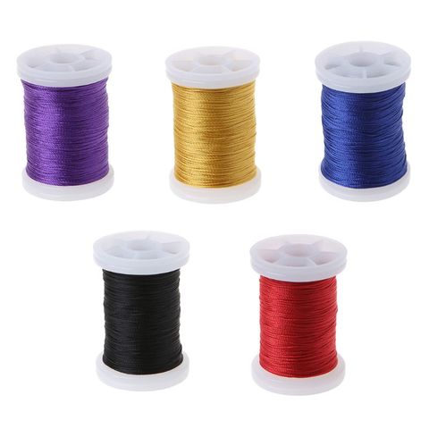 5 Color 0.4 mm 120 Meters Profession Bow string Serving thread 120m/Roll 0.02