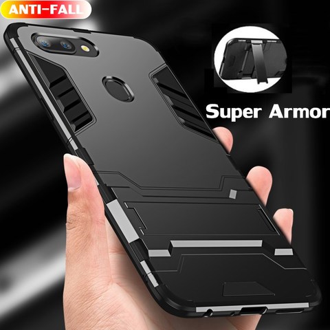 360 Full Shockproof Phone Case For OPPO F9 Realme 2 Pro Armor Protective Case For OPPO F3 F5 F7 A7 Realme U1 Holder Cover Shell ► Photo 1/1