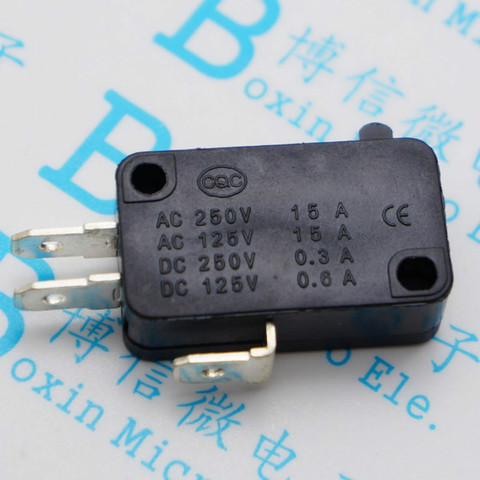 5pcs Large Micro Switch V-15-1C25, Silver Point V-15-IC25 Microwave Oven, Contact Switch ► Photo 1/1
