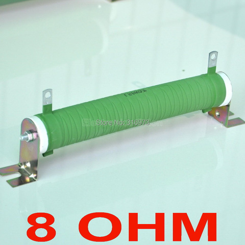 8 ohm 100 Watts Non-inductive Wirewound Coated Ceramic Tube Resistor,  Audio Amplifier Dummy Load, 100W. ► Photo 1/6