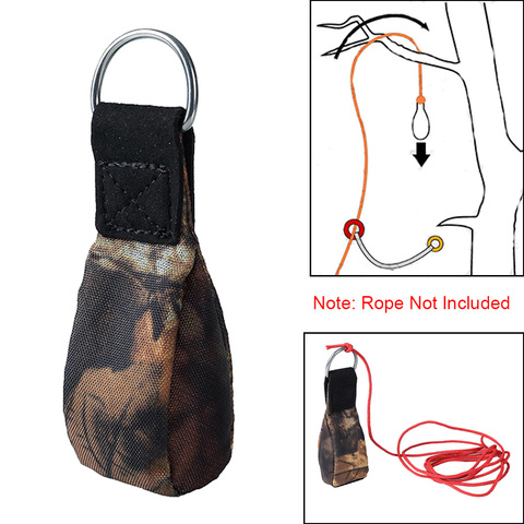 Tree Surgery Arborist Rock Climbing Throw Weight Bag Pouch Caving Rescue Safety Rope Throwing Bag ► Photo 1/5