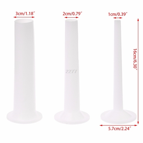 3Pcs Plastic Sausage Filling Stuffing Tube For Handmade Meat Grinder Stuffer 5# A18 dropshipping ► Photo 1/6