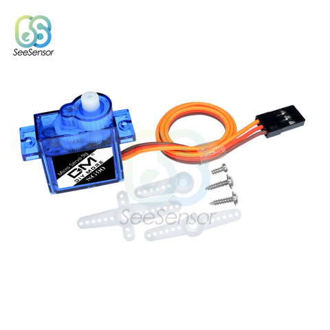 Rc Mini Micro 9g 1.6KG Servo SG90 for RC 250 450 Helicopter Airplane Car Boat Smart Electronics ► Photo 1/6