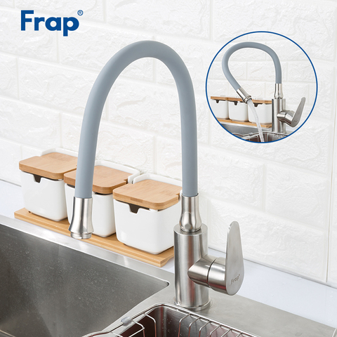 FRAP kitchen faucets for kitchen sink taps 360 degree rotate faucet nozzle water saving tap kitchen mixer faucet torneira ► Photo 1/6