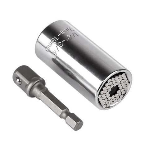 Universal Torque Wrench Head Set Socket Sleeve 7-19mm Power Drill Ratchet Bushing Spanner Key Magic Grip Multi Hand Tools ► Photo 1/4
