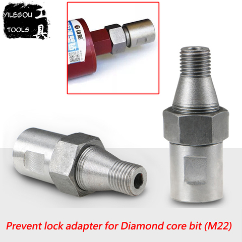 Prevent Lock Adapter For Diamond Core Bit.  Diamond Drill Adapter Precaution Lock Diamond Drill Bit. Thread: M22 ► Photo 1/4