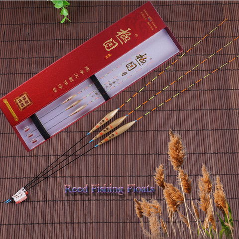 Exquisite Craft Reed Fishing Float 1-3# Crap Preferred Flotador Date Pit Shapte Bobbers Floats Fishing Accessories Tackles(B09) ► Photo 1/6