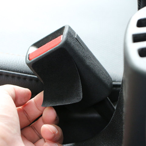 2pcs Black Car Seat Belt Buckle Clip