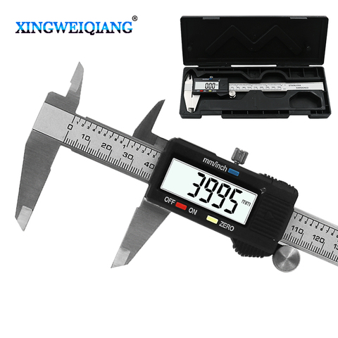 6 Inch 0-150mm Measuring Tool Stainless Steel Caliper Digital Vernier Caliper ► Photo 1/5