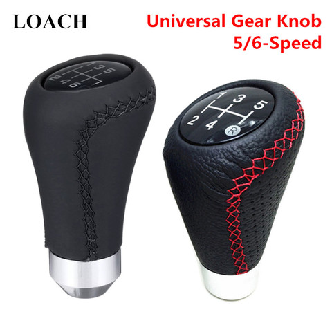 5 6 Speed Universal MT Car Gear Shift Knob Manual Transmission GearShift GearShifter Shifter Lever Stick Lever Pen POMO GearKnob ► Photo 1/6
