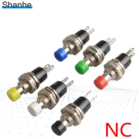 6pcs NC normally closed Momentary Self-resetting Push Button Switch  without lock Reset Switch ► Photo 1/6