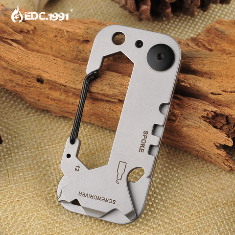 420 stainless steel Outdoor portable tool Multitools EDC stainless steel multi-function tool keychain Camping survival gear ► Photo 1/6