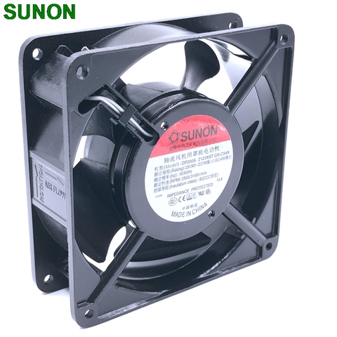 cooling fan 220V 230V fan New For Sunon DP200A 2123XBT.GN 12CM 120*120*38MM 12038  socket case industrial cooling fan ► Photo 1/2