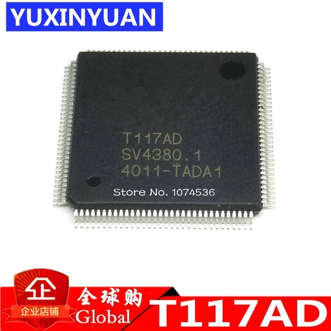 T117AD T117ADLF T117AD-LF QFP128  QFP 1PCS  New original authentic integrated circuit IC LCD chip  electronic ► Photo 1/2