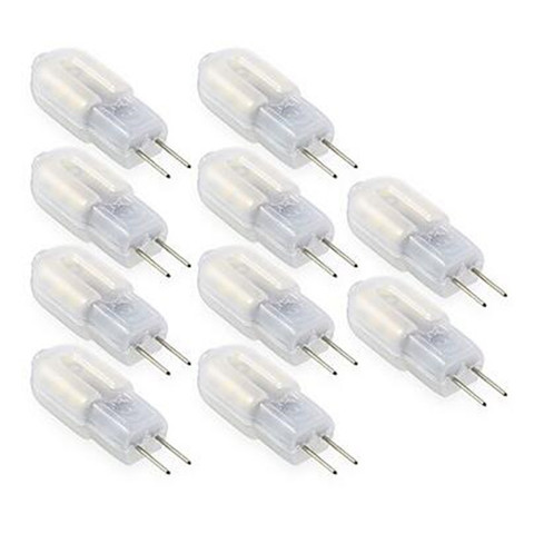 10pcs/lot G4 LED Bulb 3W 12V/AC220V 2835SMD 12LEDS Warm/Cold White Chandelier Light 360 Beam Angle Replace Halogen Lamp ► Photo 1/6