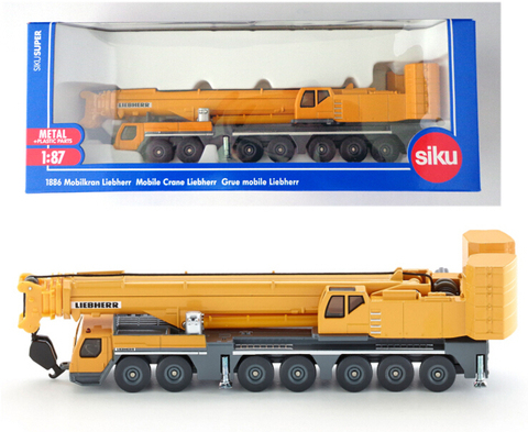 Super SIKU 1886 Diecast cars 1 : 87 scale alloy Sliding construction crane model Project Car Toys, children's educational toys ► Photo 1/1