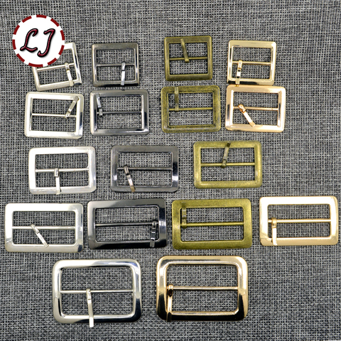 New 10pcs/lot 20mm/25mm/30mm/35mm/40mm  silver bronze gold Square metal shoes bag Belt  Buckles decoration  DIY Accessory Sewing ► Photo 1/6