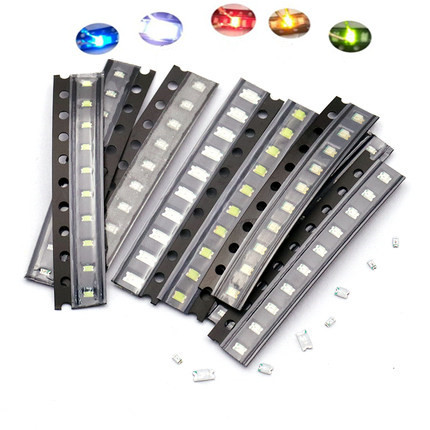 5 colors x20pcs =100pcs SMD 0603 0805 led Super Bright Red/Green/Blue/Yellow/White Water Clear LED Light Diode ► Photo 1/6