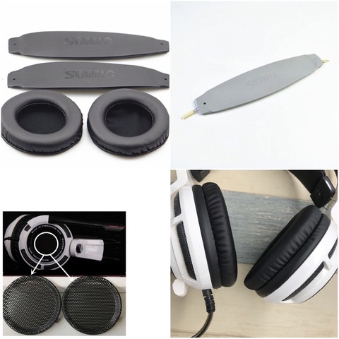 Replacement Parts Ear Pads Cover For Somic G941 G941 N Headset Headphone EarPads Foam Headband Head Band Top Cushion ► Photo 1/6