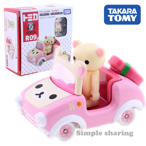 Takara Tomy Dream Tomica Korilakkuma Ride On R9 CAR Model Kit Hot Child Bauble Miniature Diecast Baby Toys Pop Kids Doll ► Photo 1/6