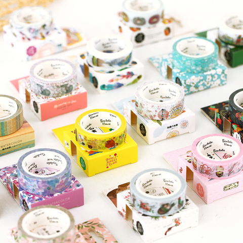Donut Sakura Feather Decorative Washi Tape Adhesive Tape DIY Scrapbooking Sticker Label Masking Tape ► Photo 1/6
