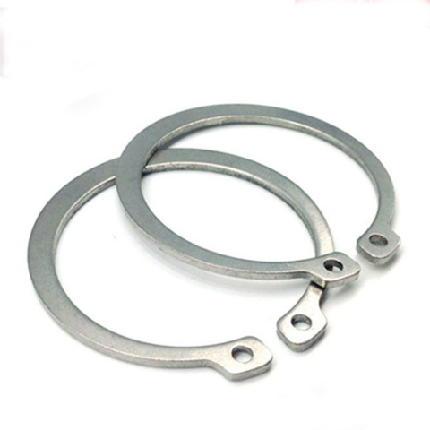 50PCS/LOT M6 - M18 Circlips for shaft type A shaft retaining ring circlip card outer snap ring 304 stainless steel clamp spring ► Photo 1/1