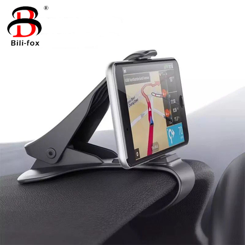 Phone Car Holder for iPhone Samsung Mobile Phone Universal Dashboard Mount Clip Air Outlet 360 Degree Rotating Car-styling Stand ► Photo 1/1