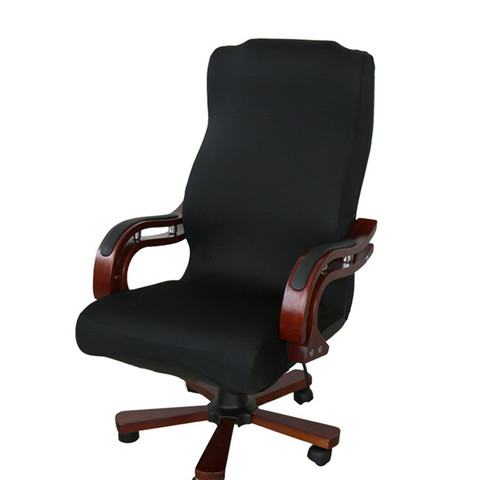 Elastic Office Computer Chair Cover, Leather Arm Chair Covers